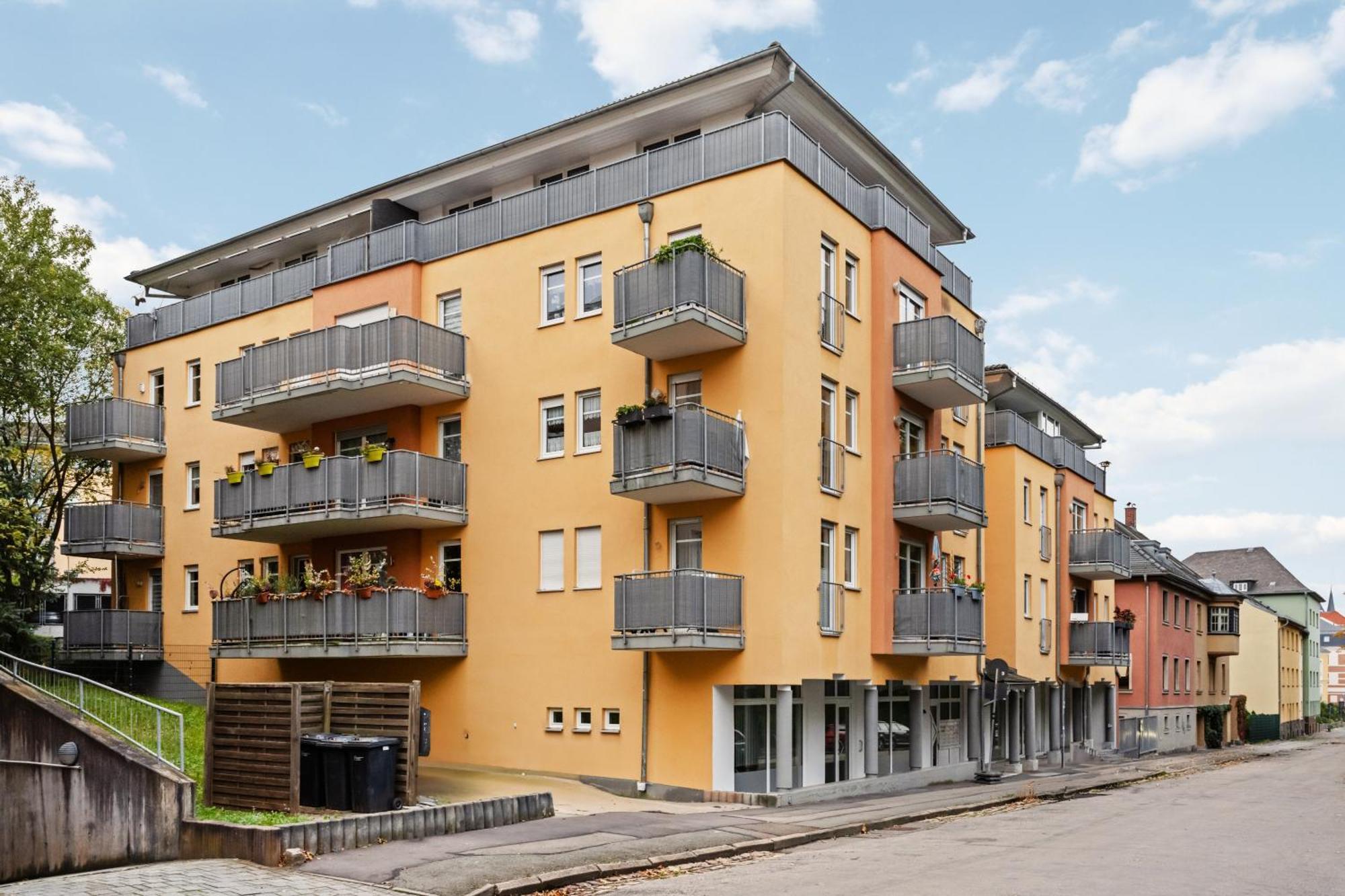 Edler Wohnraum Schwanenteich-Suite Mit Balkon, Kaffeevollautomat, Lift & Parkplatz Zwickau Exteriör bild